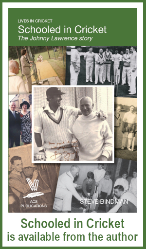 Schooled in Cricket is available from the author