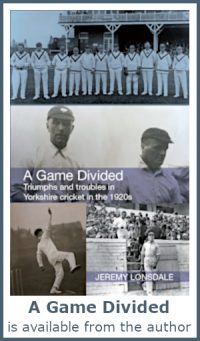 A Game Divided is available from the author