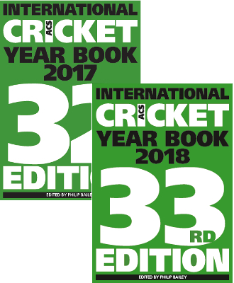 Sales package - ACS International Cricket Year Books 2017 & 2018