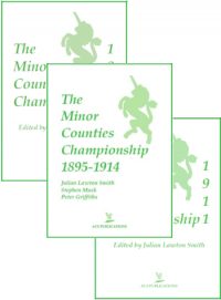 The Minor Counties Championship 1895-1914, The Minor Counties Championship 1910 and The Minor Counties Championship 1911